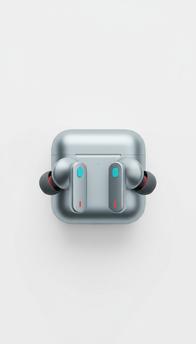 Wireless Aluminum Earbuds with Smart Touch